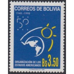 Bolivia 996 1998 50 Años de la Organización de Estados Americanos OEA MNH Bolivia 996 1998 50 Años de la Organización de Estados Americanos OEA MNH