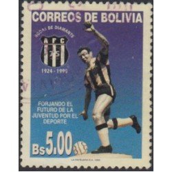 Bolivia 1002 1999 75 Aniversario del Club de Fútbol AFC Usado Bolivia 1002 1999 75 Aniversario del Club de Fútbol AFC Usado