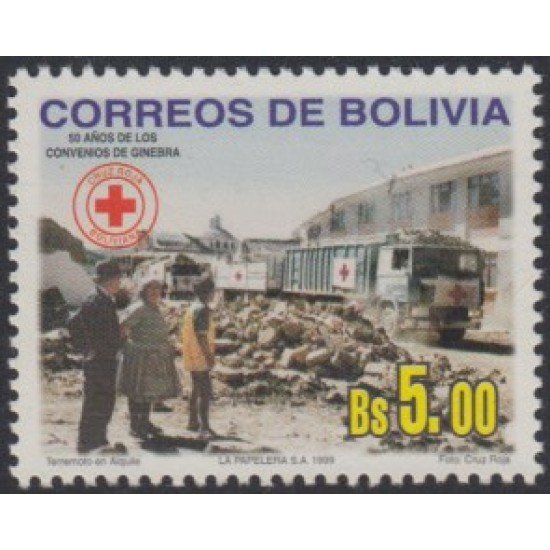 Bolivia 1003 1999 50 Años de los Convenios de Ginebra MNH Bolivia 1003 1999 50 Años de los Convenios de Ginebra MNH