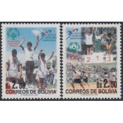 Bolivia 1005/06 1999 30 Años de la olimpiadas especiales bolivianas MNH Bolivia 1005/06 1999 30 Años de la olimpiadas especiales bolivianas MNH