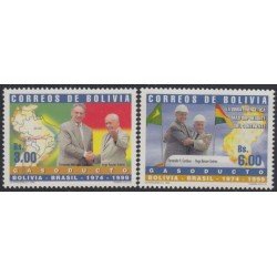 Bolivia 1009/10 1999 25 Aniversario del Gaseoducto Brasil- Bolivia MNH Bolivia 1009/10 1999 25 Aniversario del Gaseoducto Brasil- Bolivia MNH