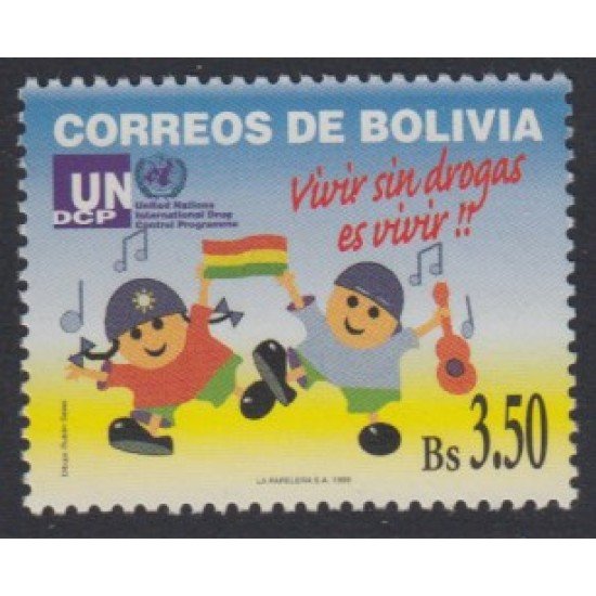 Bolivia 1012 1999 Lucha contra la Droga MNH Bolivia 1012 1999 Lucha contra la Droga MNH