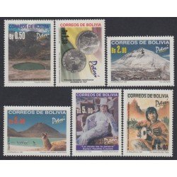 Bolivia 1021/26 1999 Región de Potosi MNH Bolivia 1021/26 1999 Región de Potosi MNH