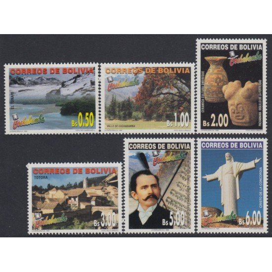 Bolivia 1027/32 1999 Región de Cochamba MNH