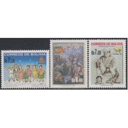 Bolivia 1033/35 1999 Navidad Christmas Infantes Museo de Sta Teresa MNH Bolivia 1033/35 1999 Navidad Christmas Infantes Museo de Sta Teresa MNH