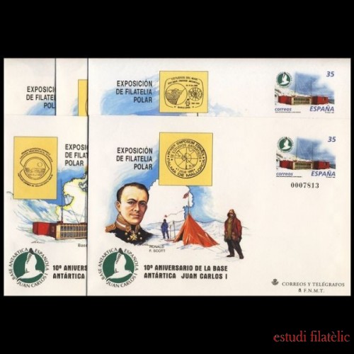 Sobres Enteros Postales 49 a/e Polar 1998 
