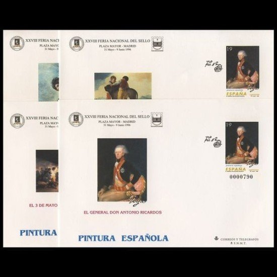 Sobres Enteros Postales 35 a/d Pintura 96 Sobres Enteros Postales 35 a/d Pintura 96