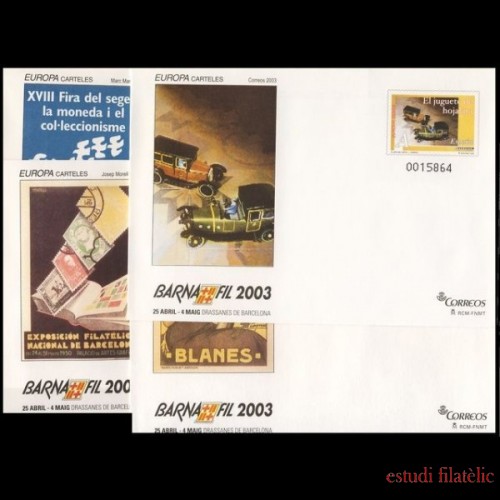 Sobres Enteros Postales 85 a/d Barnafil 2003  