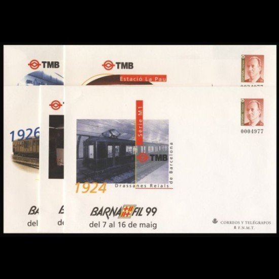 Sobres Enteros Postales 53 a/e Barnafil 99 Sobres Enteros Postales 53 a/e Barnafil 99