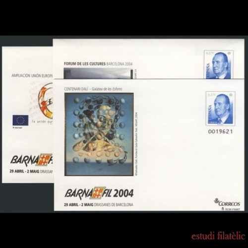 Sobres Enteros Postales 91 a/c Barnafil 2004 Dalí 