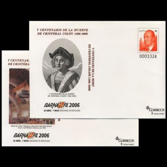Sobres Enteros Postales 107/8 Barnafil 2006 Colón Sobres Enteros Postales 107/8 Barnafil 2006 Colón