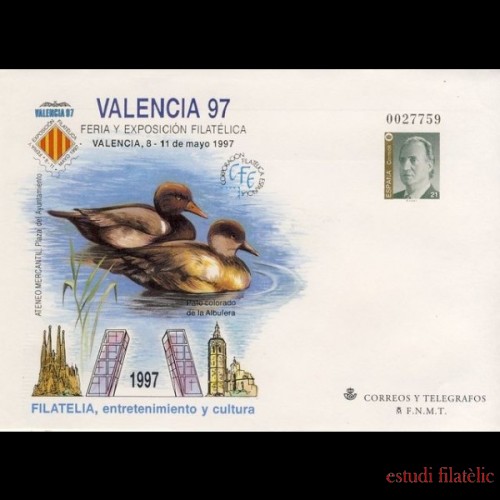 Sobres Enteros Postales 40 Valencia 97  