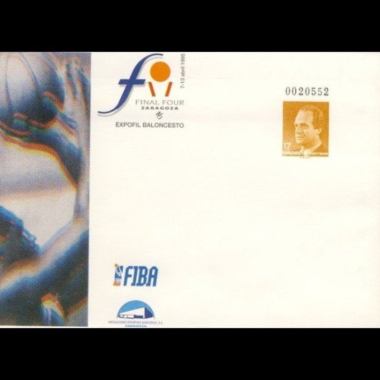 Sobres Enteros Postales 26 Final Four Basloncesto basket 95 Sobres Enteros Postales 26 Final Four Basloncesto basket 95