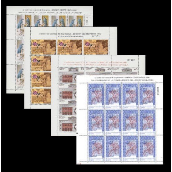 España Spain Minipliego 13/16 1990 Centenarios José Padilla Tirant lo Blanch ... España Spain Minipliego 13/16 1990 Centenarios José Padilla Tirant lo Blanch ...