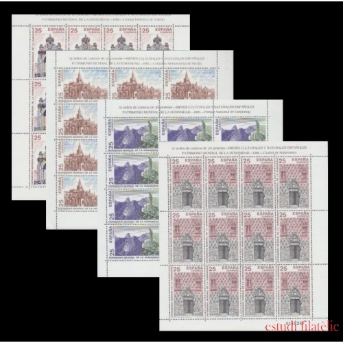 España Spain Minipliego 35/38 1991 Patrimonio de la Humanidad La Gomera Puente de Alcántara ... España Spain Minipliego 35/38 1991 Patrimonio de la Humanidad La Gomera Puente de Alcántara ...