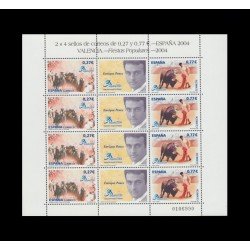 España Spain Minipliego 83 2004 Exposición Mundial Filatelia Toros Enrique Ponce España Spain Minipliego 83 2004 Exposición Mundial Filatelia Toros Enrique Ponce
