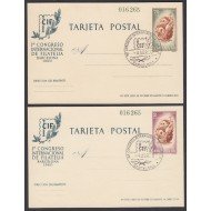 España Spain Entero Postal  88/89 CIF 1960 Matasello Primer Dia Barco Boat