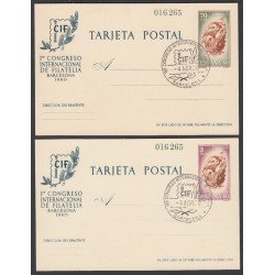 España Spain Entero Postal  88/89 CIF 1960 Matasello Primer Dia Barco Boat