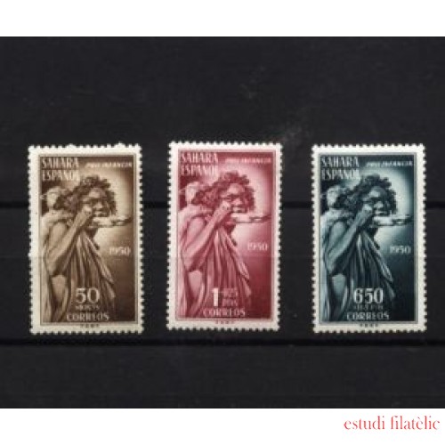 Sahara 83/85 83/5 1950 Pro Indígenas MNH