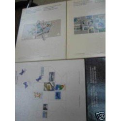 CANADA COLECCION 1984 - 1990 EN LIBRO OFICIAL