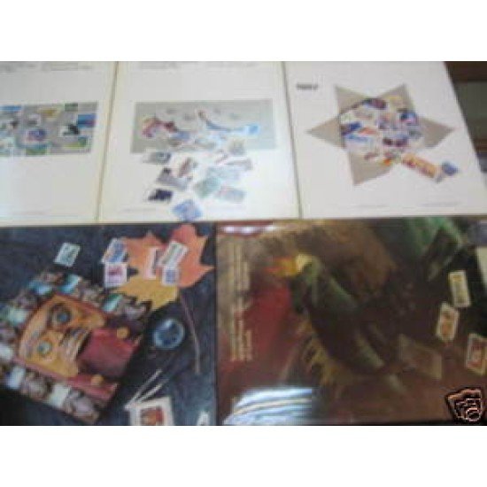 CANADA COLECCION 1984 - 1990 EN LIBRO OFICIAL