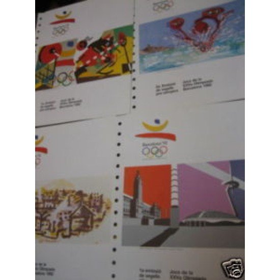 COLECCION COMPLETA DOCUMENTOS OLIMPIADA BARCELONA 92