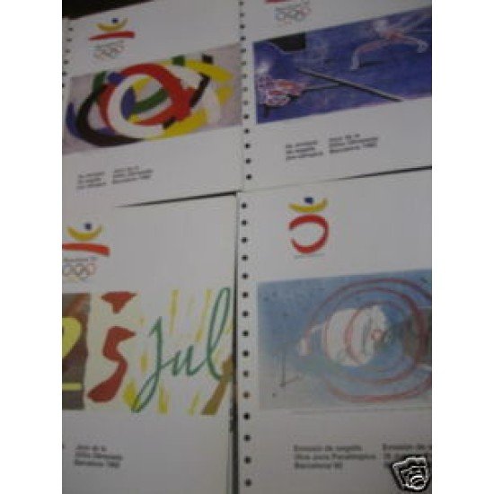 COLECCION COMPLETA DOCUMENTOS OLIMPIADA BARCELONA 92