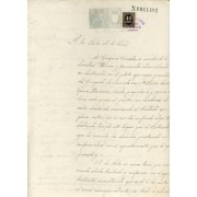 España Spain Variedad 40 ct Papel Sellado Documento 1899 Fiscal