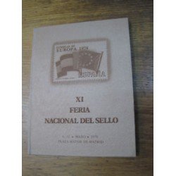 España Spain Hojitas Recuerdo 59 1978 FNMT Libro XI FNS Tirada : 600