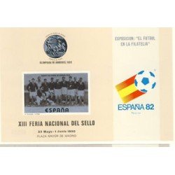 España Spain Hojitas Recuerdo 83 1980 FNMT ESPAÑA HOJITAS RECUERDO FNMT Nº 83 1980 FUTBOL