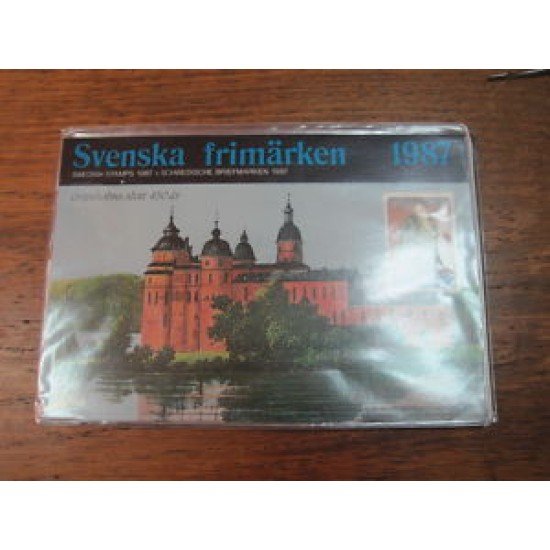 Suecia 1987 en carpeta oficial