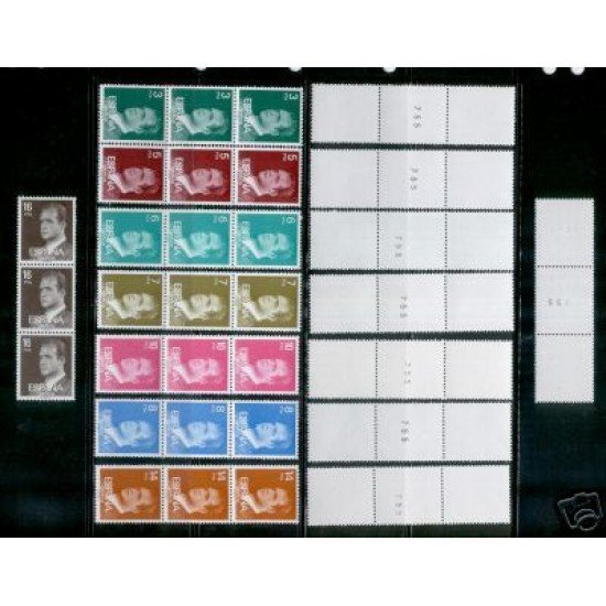España Spain Trípticos Rey Serie completa MNH