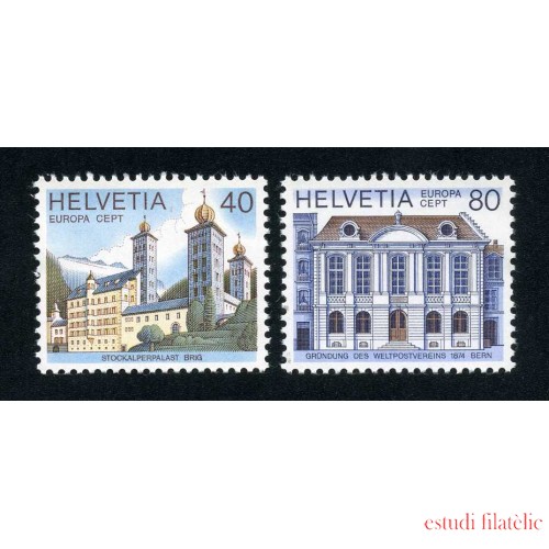 Suiza - 1058/59 - 1978 Europa Monumentos históricos Lujo