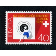Suiza - 1077 - 1979 50ª Fiesta federal de tiro Lucerne Lujo