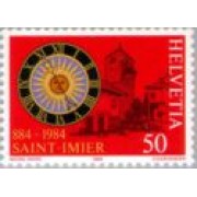 Suiza - 1197 - 1984 1100º Aniv. de la ciudad de San Imier Edificios Lujo