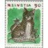 Suiza Switzerland 1342 1990 Serie Animales Gato y gatitos MNH