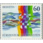 Suiza - 1490 - 1995 Vecinos Emisión conjunta con Lienchtenstein Lujo