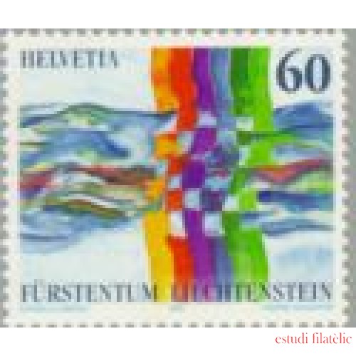 Suiza - 1490 - 1995 Vecinos Emisión conjunta con Lienchtenstein Lujo