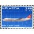 TRA1/S Suiza Switzerland  A-47  1972  25º Anv. del tráfico aéreo en el Atlántico Norte 50º Aniv. del tráfic aéreo postal inter. Avió Jumbo-Jet MNH