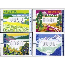 Suiza Distribuidores 11/14 1996 Las cuatro estaciones Paisajes típicos MNH Suiza Distribuidores 11/14 1996 Las cuatro estaciones Paisajes típicos MNH