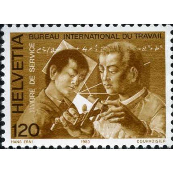 Suiza Switzerland Servicios 461 1983 Oficina inter. del trabajo Maestro y aprendiz MNH