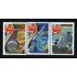 Rusia 4813/15 1981 Intercosmos Cooperación  espacial con Rumania MNH
