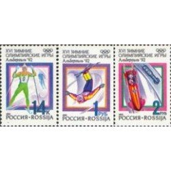 Rusia 5915/17 1992 Juegos Olímpicos de invierno Albertville MNH Rusia 5915/17 1992 Juegos Olímpicos de invierno Albertville MNH
