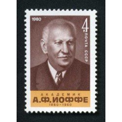 Rusia 4741 1980 100º Aniv. del académico A.F. Ioffè Retrato MNH Rusia 4741 1980 100º Aniv. del académico A.F. Ioffè Retrato MNH