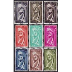 Fernando Poo 179/87 1960 Imagen de la Virgen MNH Fernando Poo 179/87 1960 Imagen de la Virgen MNH