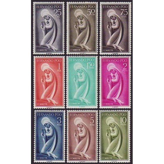Fernando Poo 179/87 1960 Imagen de la Virgen MNH