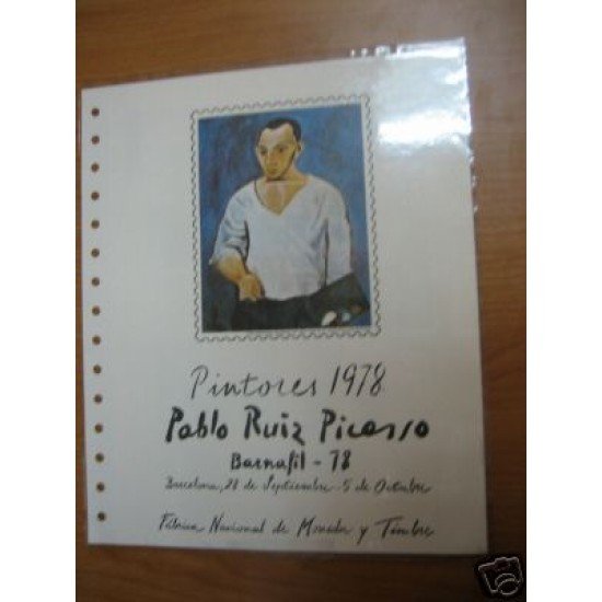 España Documento FNMT 6 Picasso Barnafil 1978