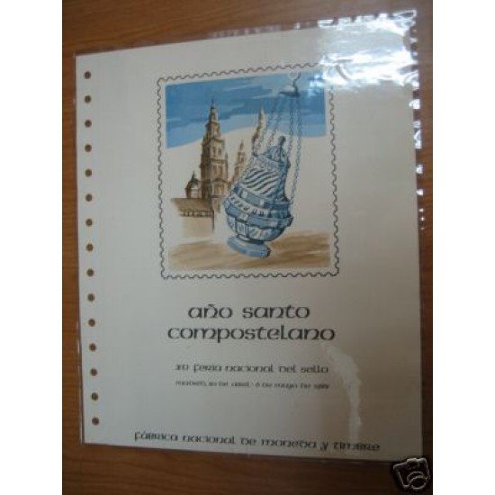 España Documento FNMT 17 Año Santo Compostelano