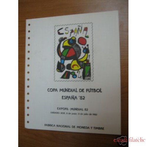 España Documento FNMT 18 Fútbol España 82