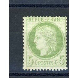 France Francia Nº 53 1872  Cèrés Precioso sello, nuevo sin fijasellos, lujo